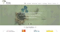 Desktop Screenshot of peepulcapital.com